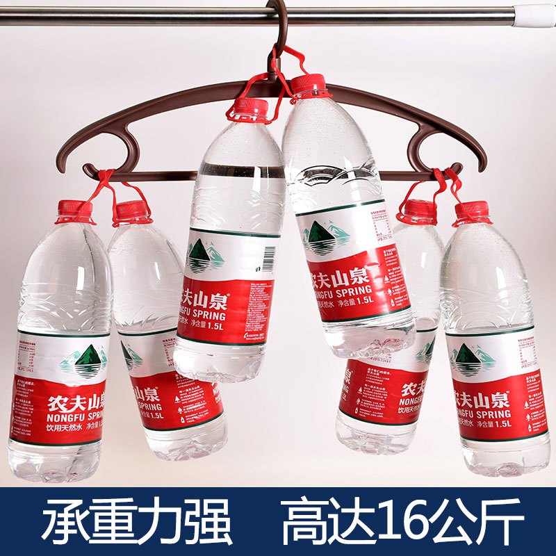 10支加厚宽肩无痕塑料衣架衣柜衣服挂成人家用衣撑大衣架晾晒衣架多色多款多功能生活日用家庭清洁生活日用洗晒用品衣架