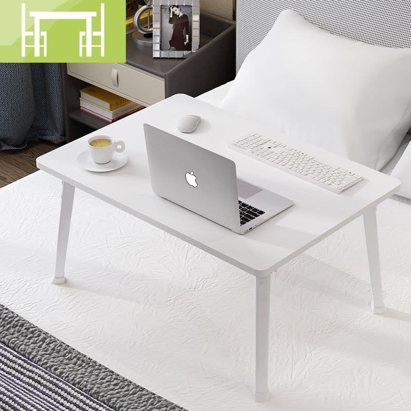 逸家伴侣寝室床上书桌笔记本做桌折叠桌学生加高懒人学习桌卧室坐地小桌子图片