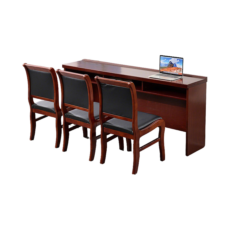 班龙会议长条桌1.8m+3椅套高清大图