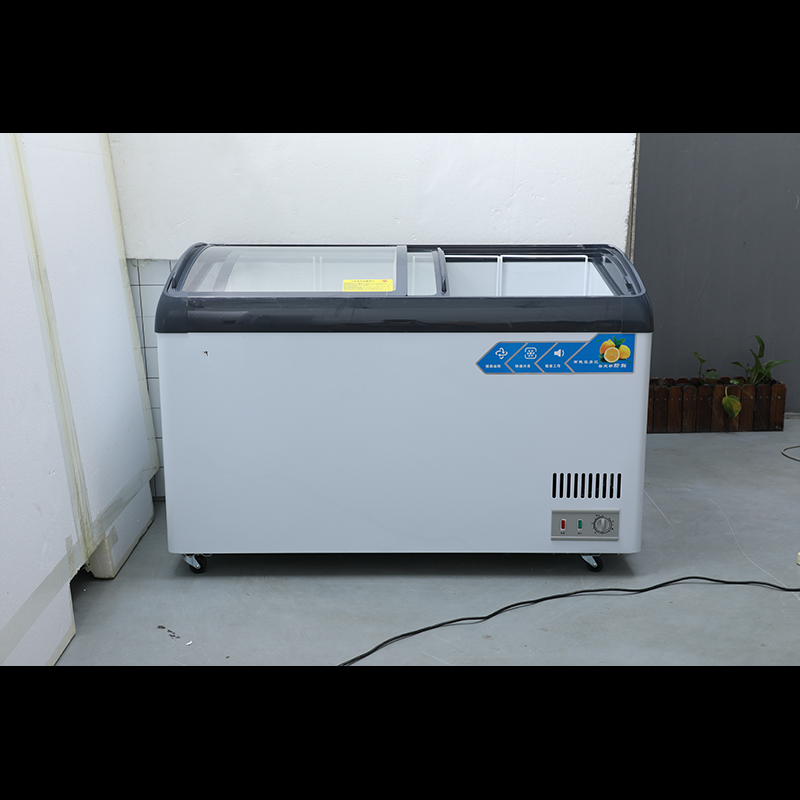 冰柜冷冻柜卧式圆弧纳丽雅(naliya)速冻冷柜商用家用雪糕柜展示柜海鲜