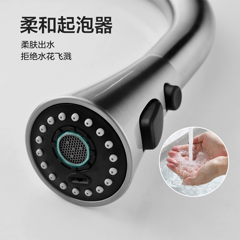 东鹏(DONG PENG)，厨房抽拉龙头高清大图