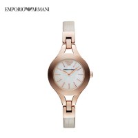 Armani/阿玛尼手表 玫瑰金混合手链式小巧石英女士手表