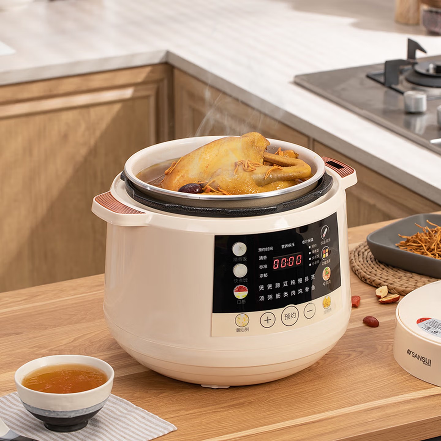 山水(SANSUI)6L智能电压力锅DX-19D100F10高清大图
