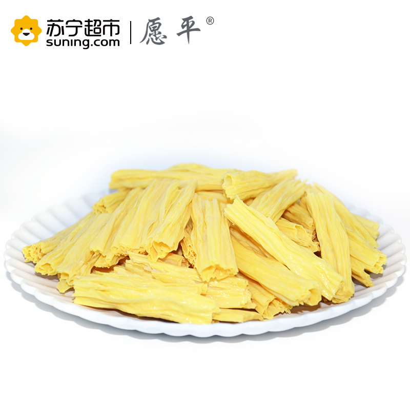 愿平 全豆黄豆腐竹段300g 非转基因大豆黄豆制品手工制作豆腐皮