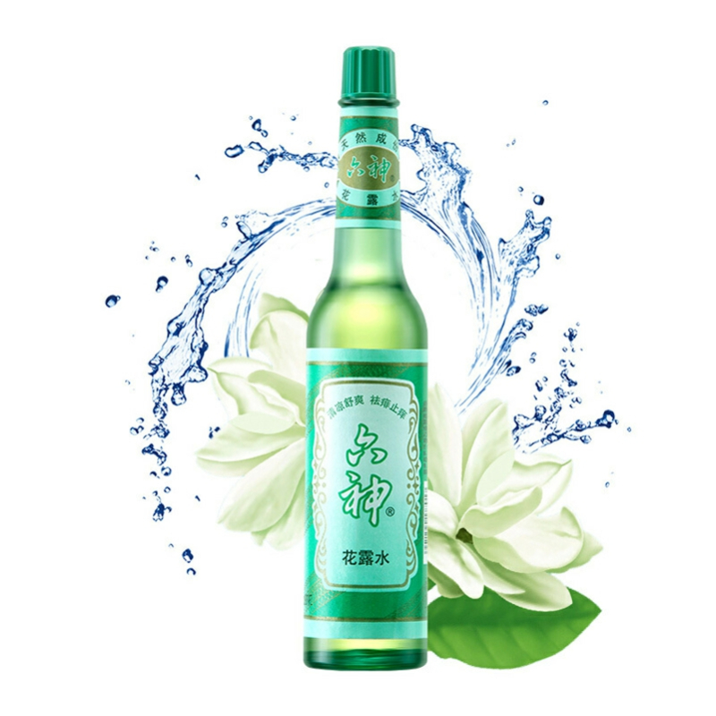 六神花露水195ml(清凉舒爽,祛痱止痒)六神原液 经典玻璃瓶(XF)