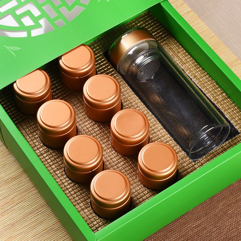铁观音乌龙茶清香型新茶罐装礼盒装茶叶共200g送玻璃杯 铁观音200g(送杯)