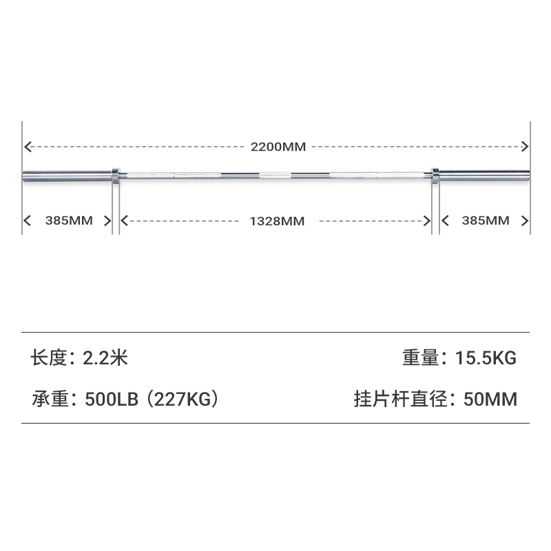 Cenyye 杠铃杆2.2米