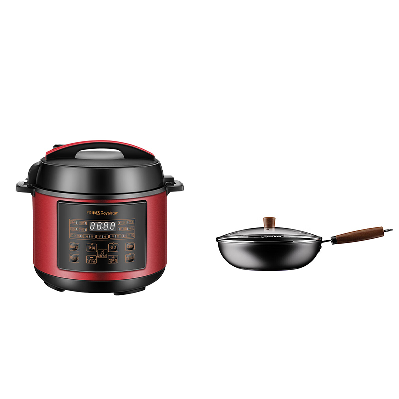 荣事达电压力锅+无涂层炒锅
