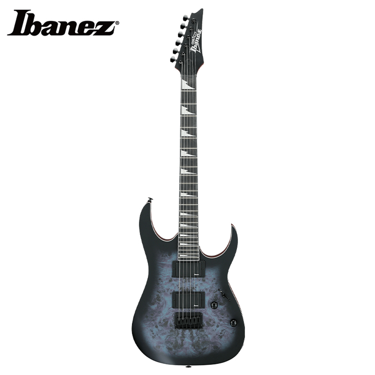 Ibanez依班娜电吉他GRG121PAR 初学者男女生入门吉他 KBF爆裂黑色 GRG121PAR-KBF爆裂黑色