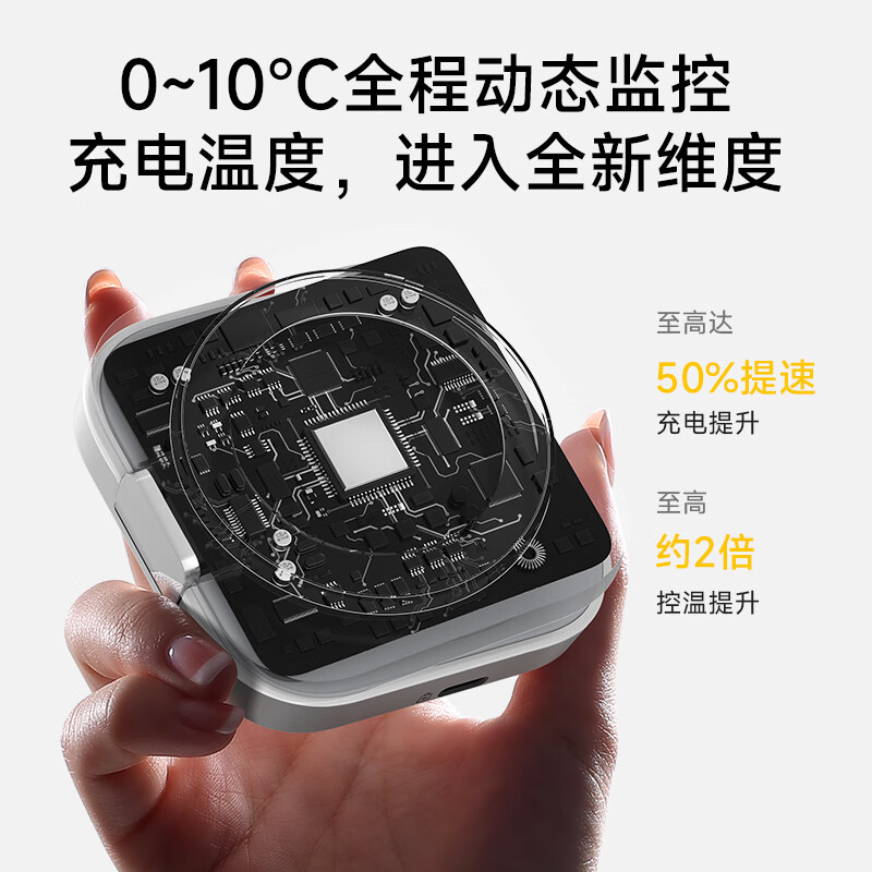 W&P 三合一迷你无线充电器 N3 白色高清大图