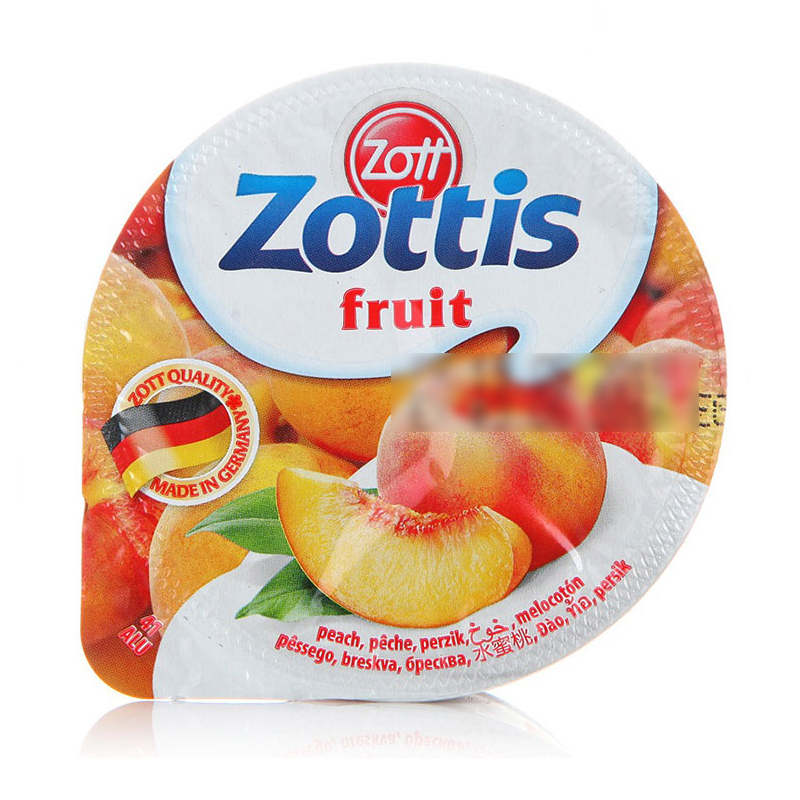 zott卓德脱脂含乳饮品（水蜜桃口味）100g*20杯 德国进口