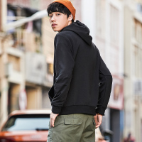 adidas男服卫衣2019新款连帽套头衫休闲针织运动服DQ1461