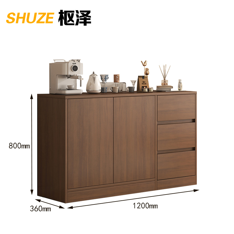 枢泽 落地储物柜 120*36*80cm 台