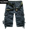 HLCOMAN夏季7分短裤男士休闲七分工装短裤大码多口袋加厚迷彩中裤男