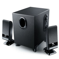 漫步者R101V电脑音响家用台式机迷你蓝牙音箱2.1木质重低音炮R101V黑色-普通版单位