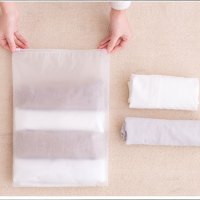 趣涉家居旅行收纳袋套装旅游衣物衣服整理袋密封袋行李箱内衣收纳包 收纳用品收纳包