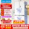 [官方正品]美的571升十字双开四门60cm超薄系列嵌入式变频底部散热家用电冰箱BCD-571WUSPZM(E) 流苏白