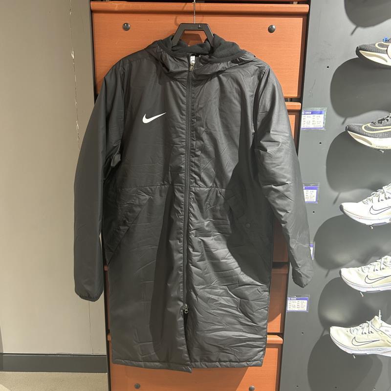 NIKE耐克连帽棉服运动休闲保暖长款男装外套CW6767-010 D CW6767-010 XL