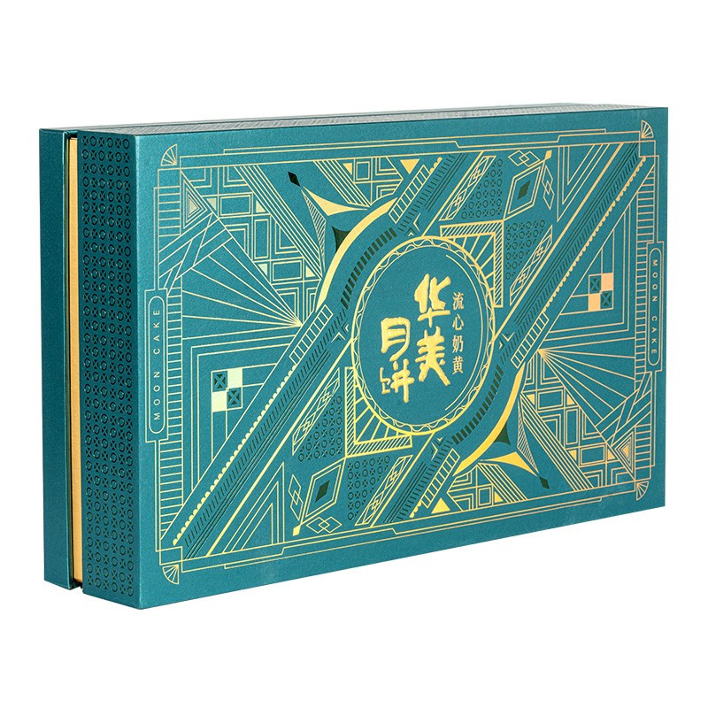 华美(huamei)400g流心奶黄月饼(长方盒)月饼礼盒 单盒装