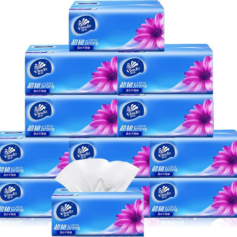 维达v2889 超韧120 抽压花抽纸面巾纸抽纸办公纸软抽纸巾纸抽面巾纸 8