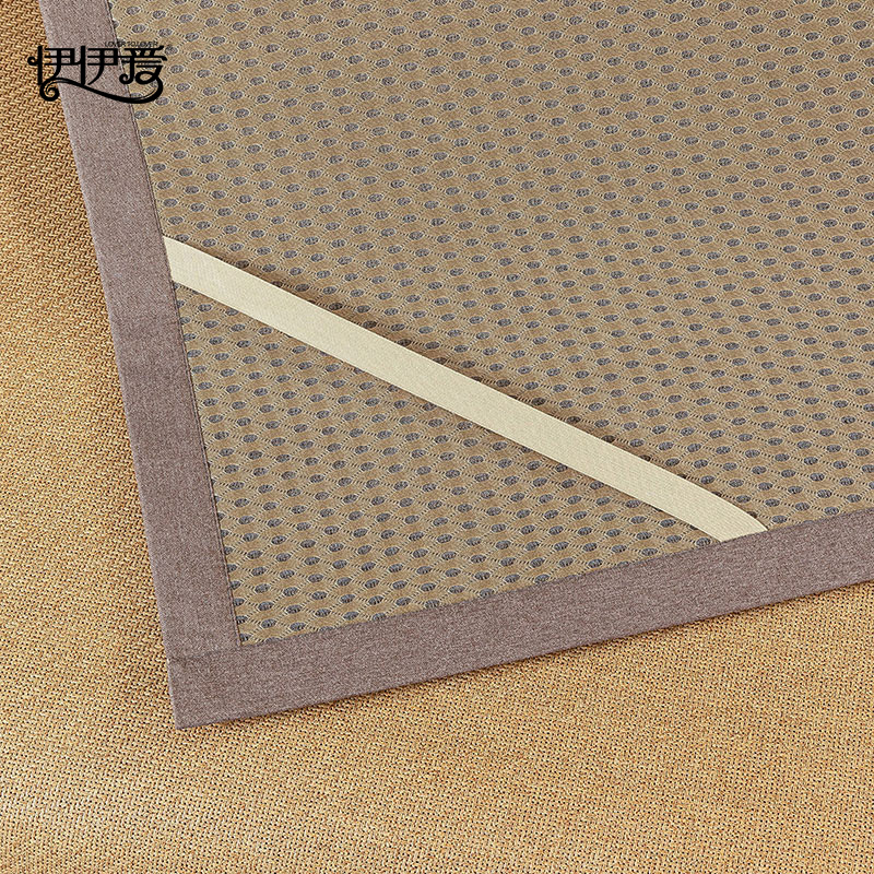 伊伊爱 艾草经典藤席凉席套件高清大图