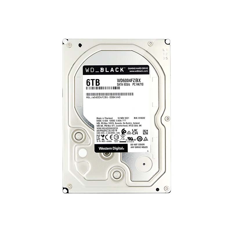 西部数据 硬盘WD6004FZBX(6T)