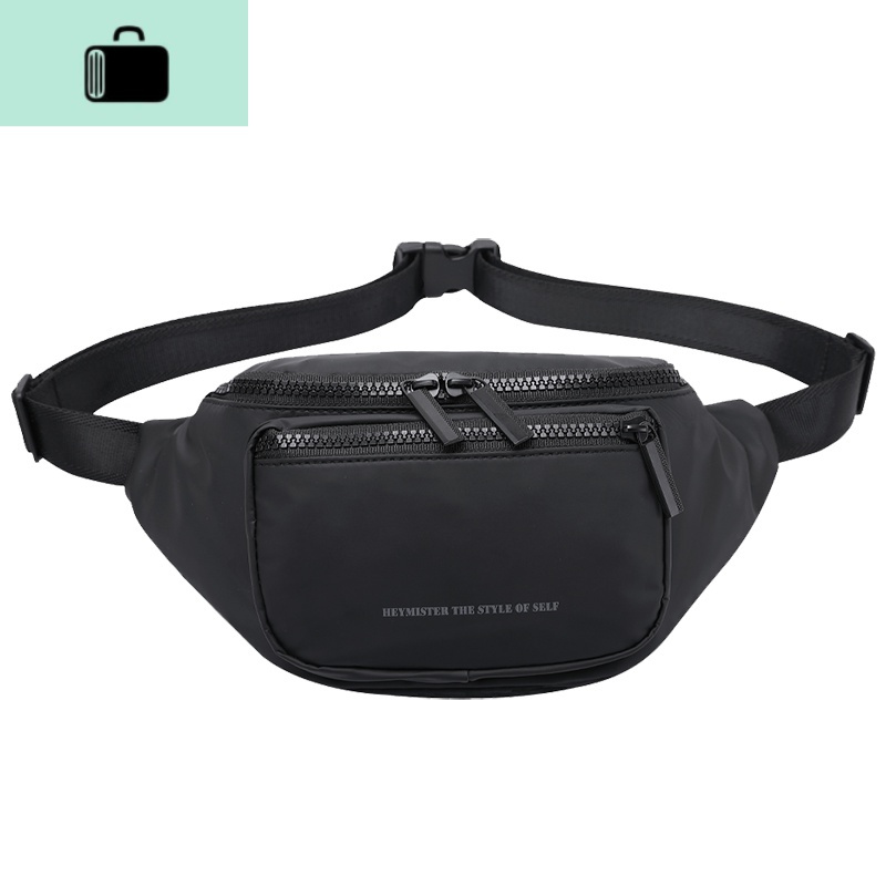 随身小腰包男小型 轻便 潮牌多功能包斜挎防水休闲便携男士胸包潮NEW LAKE腰包男