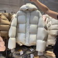 2025年新款棉服女冬短款加厚时尚棉衣韩版宽松设计感棉袄休闲外套 S 白色