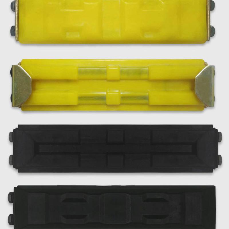 三一75卡特徐工80小松5570小挖机履带橡胶块60链条履带板牛津230螺丝