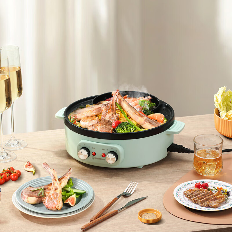 西屋(WESTINGHOUSE)WSC-A337多功能涮烤一体锅1400W