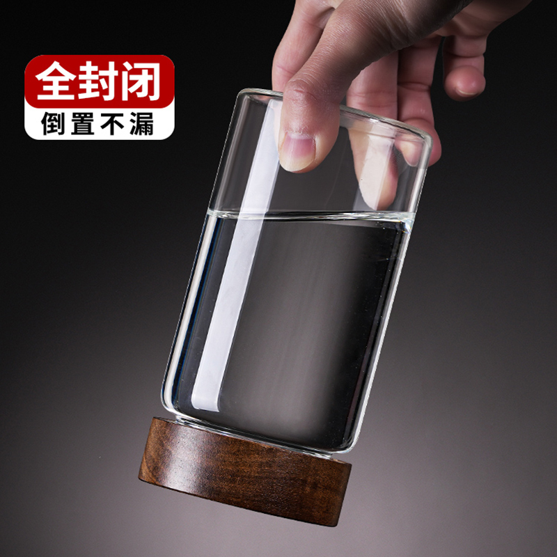 加厚玻璃密封罐家用食品级储物罐加厚螺纹密封-600ML 单支高清大图