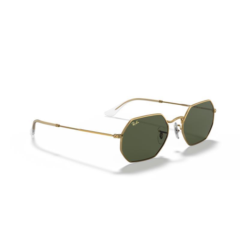 RayBan男士复古八角形太阳镜 个性金色框架时尚潮流配饰墨镜