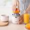 北欧粉 送(剥橙器+百洁布) 工具手动榨汁机挤压器手动橙子分离杯手动迷你水果杯锤实用