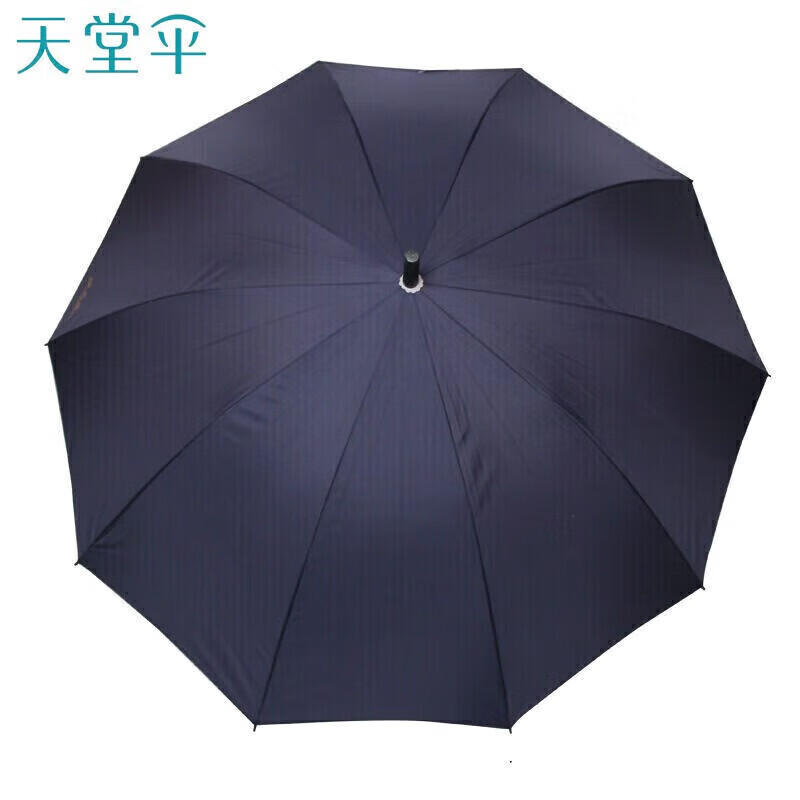 天堂伞(HWM) 加大加固 全遮光70cm*10骨直杆商务伞193E高清大图