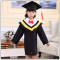 迪鲁奥(DILUAO)儿童演出服装中学生小学生博士服男女毕业礼服幼儿园学士服博士帽