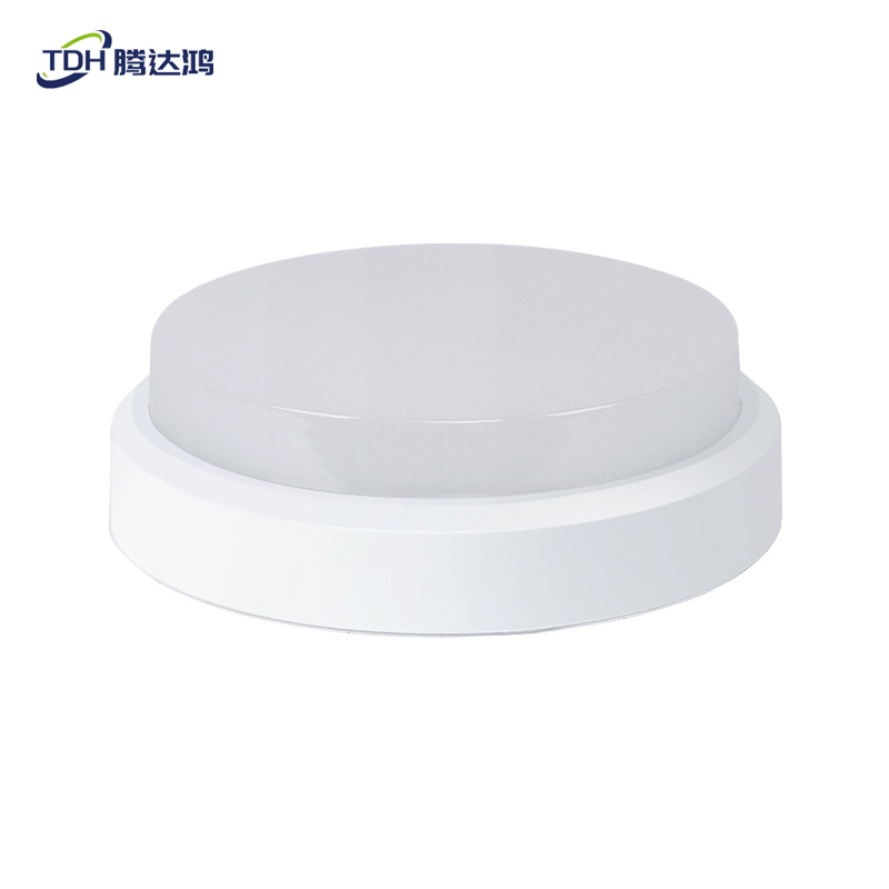 腾达鸿-LED防潮吸顶灯 12W 直径17.5cm白壳白光 /个高清大图