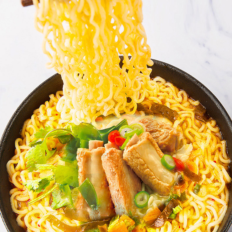 今麦郎方便面大今野拉面葱香排骨口味整箱24袋袋装泡面