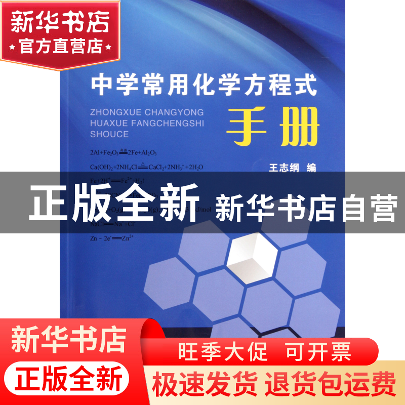 正版 中学常用化学方程式手册 王志纲 浙江大学 9787308094887 书高清大图