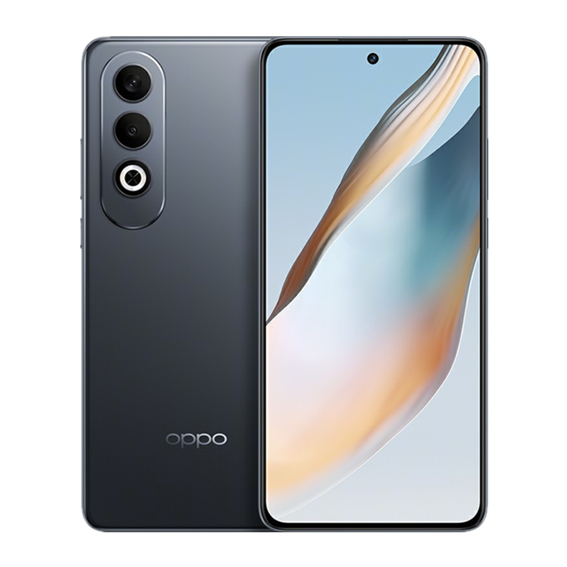 OPPO K12 Plus 玄武黑 8GB+256GB 第三代骁龙7 5G芯 80W快充 6400mAh大电池 AI手机