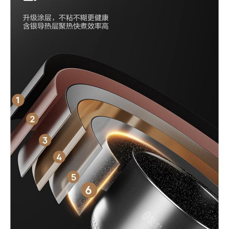 美的(Midea)电饭煲家用电饭锅5升大容量煮粥热饭煮米饭蛋糕蒸煮煲汤多功能家用智能煮饭锅MB-RC525高清大图