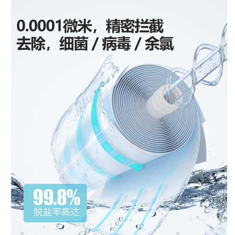 美国净邦净水器RO反渗透1000加仑大流量纯水机GB-RO-009净水机过滤器