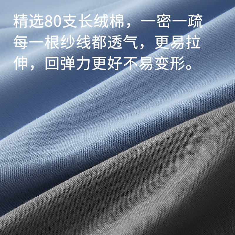 花花公子男士内裤男款纯棉抗菌男生平角裤2025新款四角短裤头裤衩高清大图