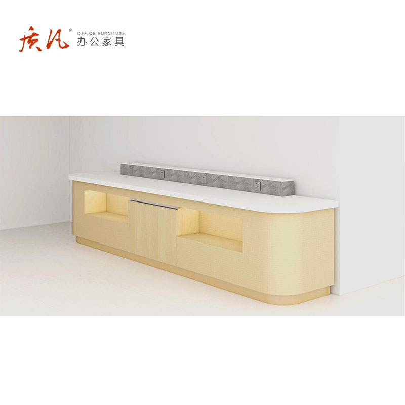 质凡现代简约单面岛台4000*700*850mm高清大图