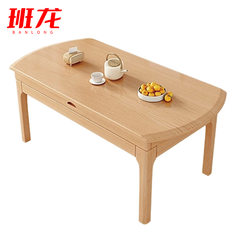 班龙实木餐桌120*75*75cm张高清大图