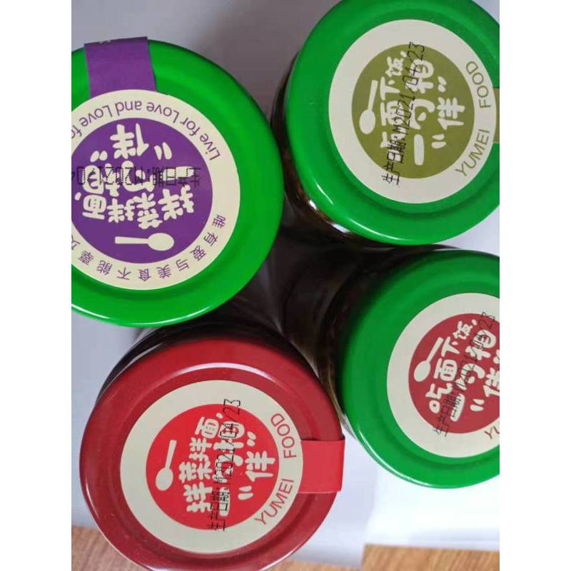与美魔芋素毛肚青椒酱230g