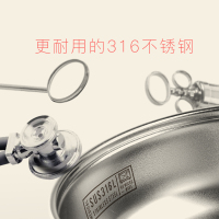 babycare儿童餐具 宝宝餐具注水保温碗套装 宝宝训练套装餐具不锈钢便携 草莓款 薄荷绿3件套