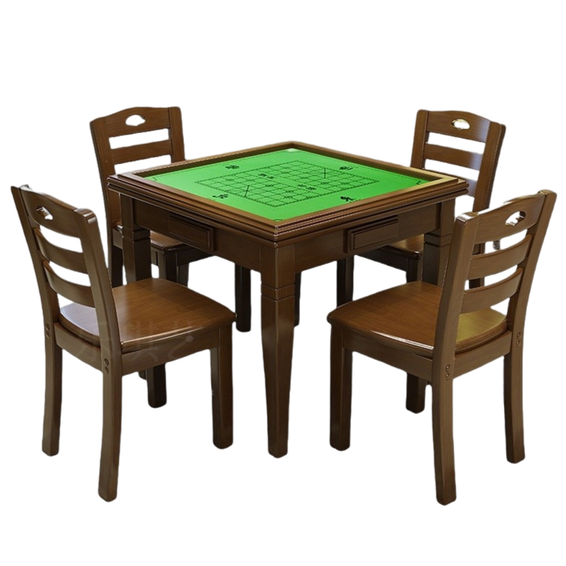 乐琪艺棋牌桌一桌四椅套高清大图