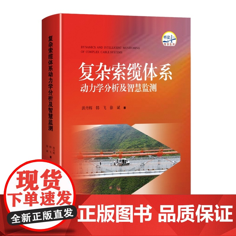 复杂索缆体系动力学分析及智慧监测 城乡建设与市政工程上海科学技术出版社桥梁工程结构设计振动控制高清大图
