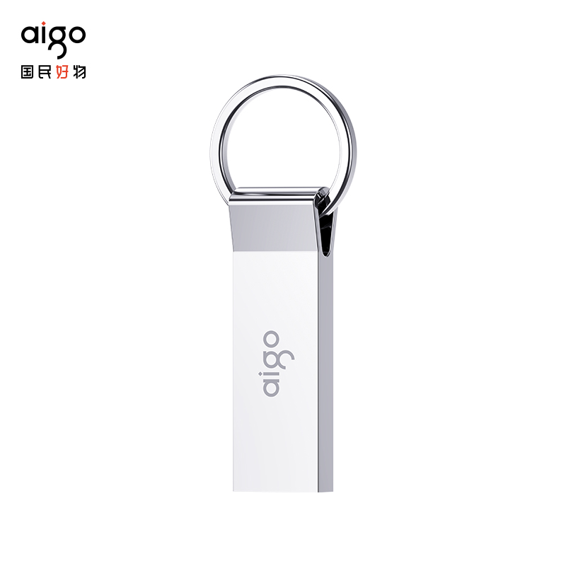aigo高速U盘 U210-8GB 银色系大容量便携存储设备高清大图