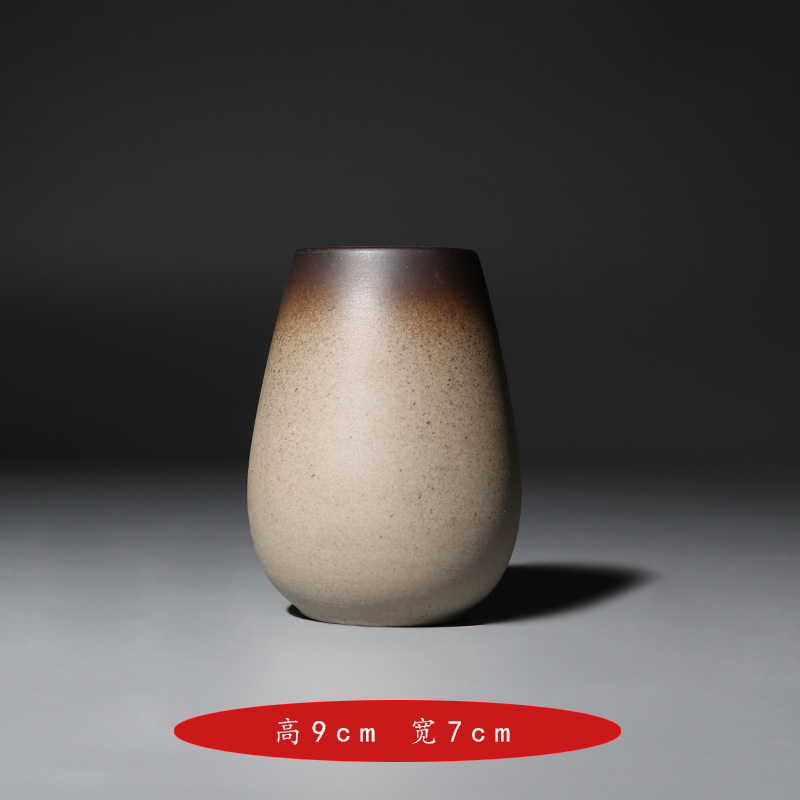 小花器花插陶瓷花瓶日式陶瓷花器茶桌花瓶陶瓷家居办公家居摆件 三维工匠 款式五高清大图